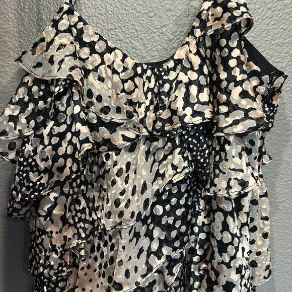 Rachael Zoe Spaghetti strap ruffle dress size 4 - Picture 11 of 11